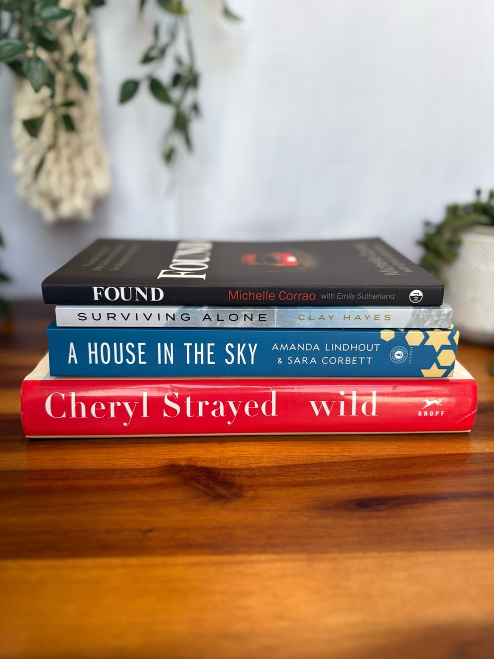 Survival Memoir Book Bundle including NY Times Best Seller A House in the Sky